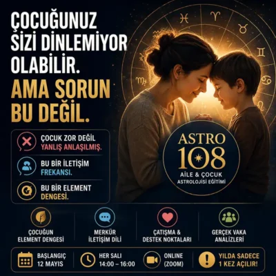 ASTRO 108 – Aile & Çocuk Astrolojisi Eğitimi