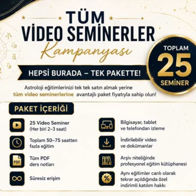TÜM VİDEO SEMİNERLER PAKETİ