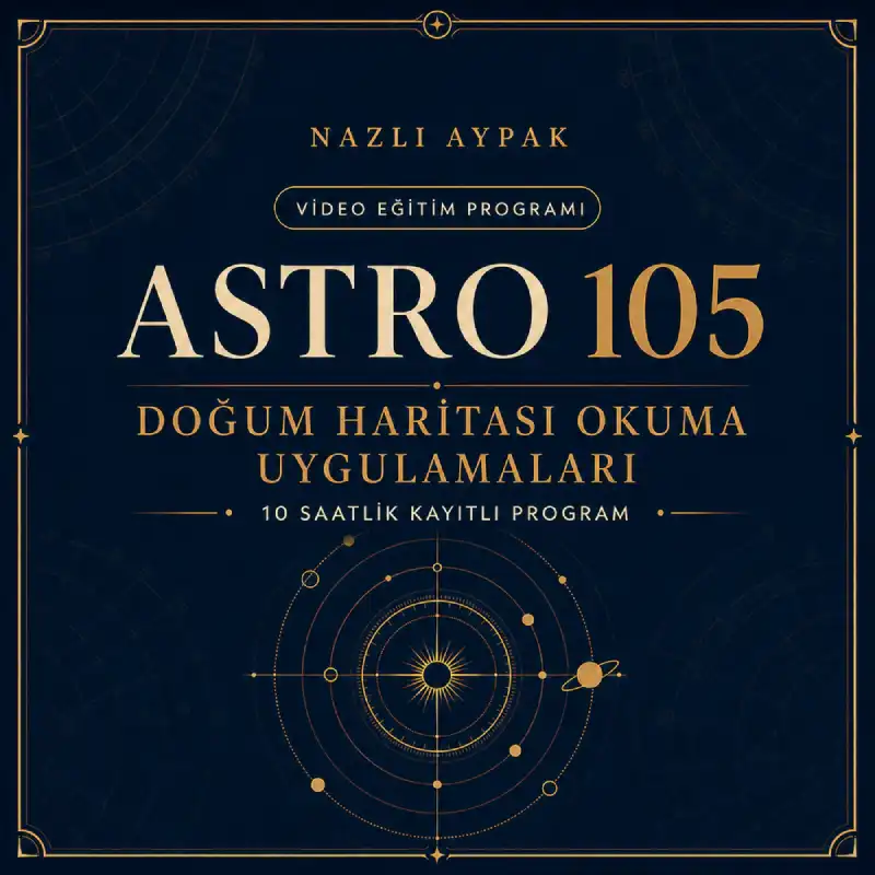 ASTRO 105 | Doğum Haritası Okuma Uygulamaları Programı